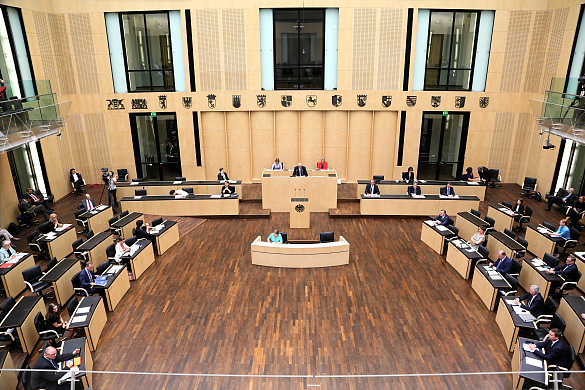 Blick in den Plenarsaal - Bundesrat | Frank Bräuer