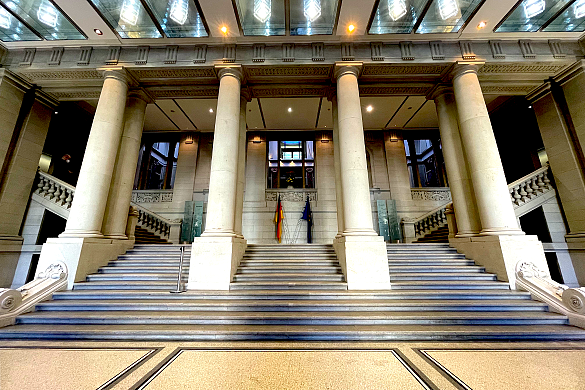 Blick ins Foyer des Bundesrates