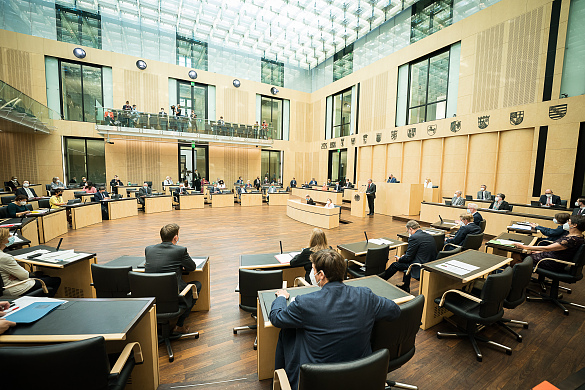 Blick in das Bundesratsplenum