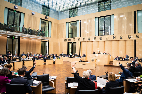 Blick in das Plenum