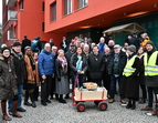 Kohltour durch den Tiergarten, vor der Roland Runde.