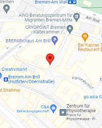 Google Maps Ausschnitt Bremen
